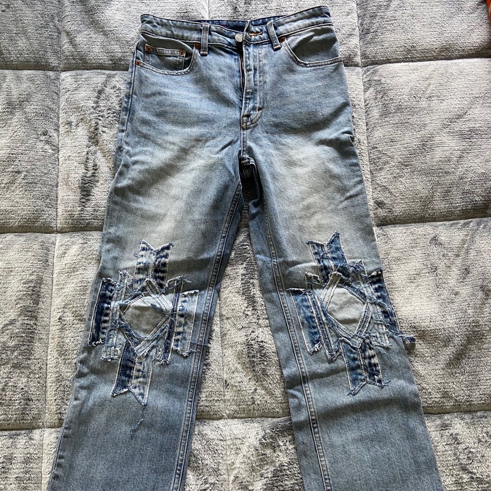 Lucky brand crop jeans sz 27